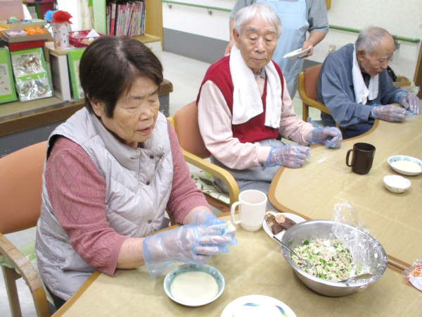 今日は手作りぎょうざ