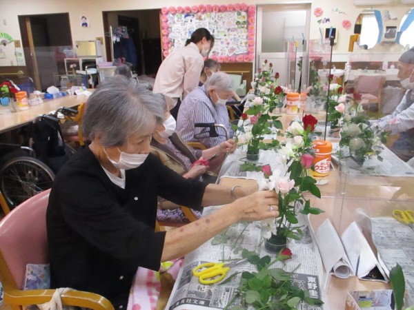 好評のフラワーアレンジメント