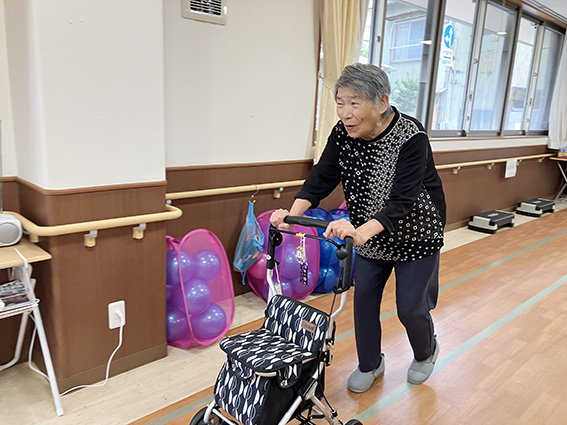 ウォーキング中