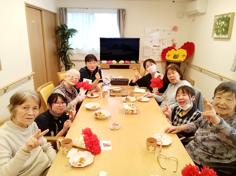 母の日イベントの様子